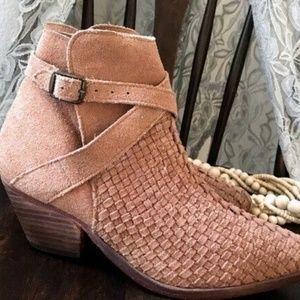 Free People / Venture Woven Leather Ankle Boot